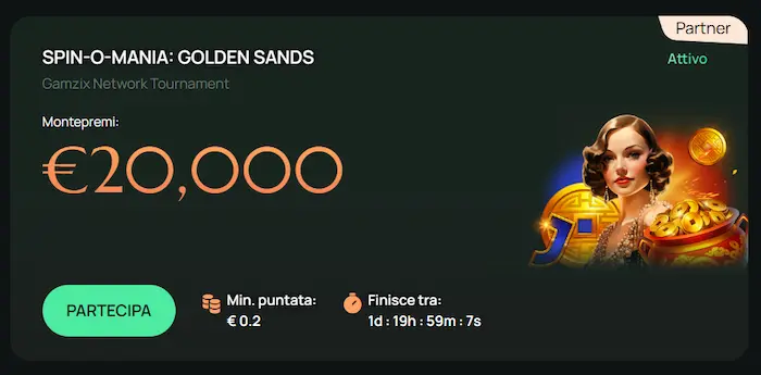 Ritzo Casino Italia bonuses
