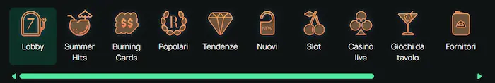 Ritzo Casino Italia cat